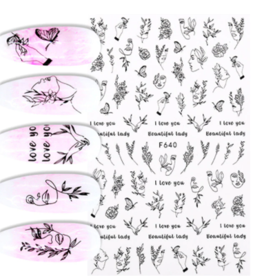 3D Nail Stickers