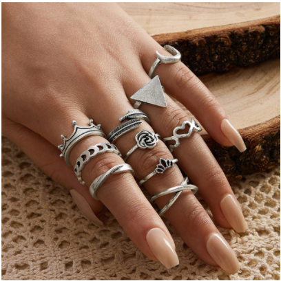 Silver Ring set