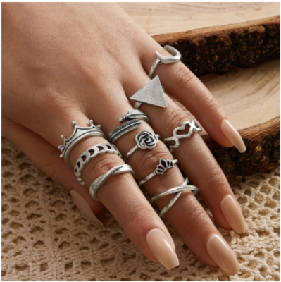 Silver Ring set