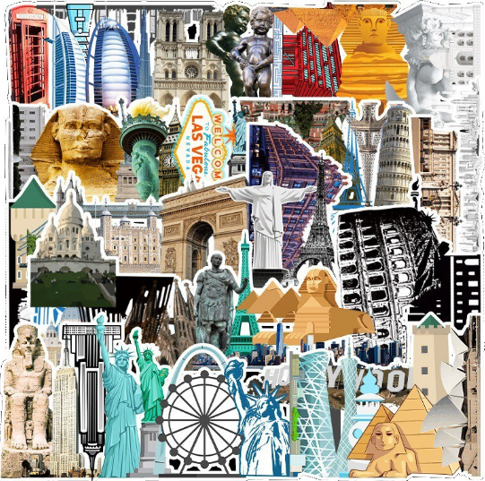 10 Pc Travel Sticker Set