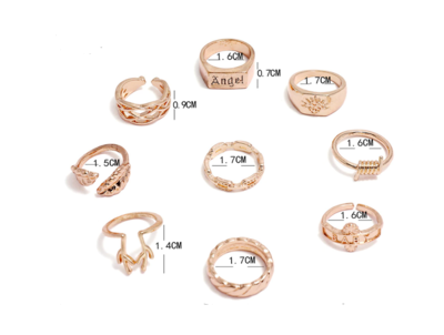 Gold &amp; Silver  Knuckle Rings For Women