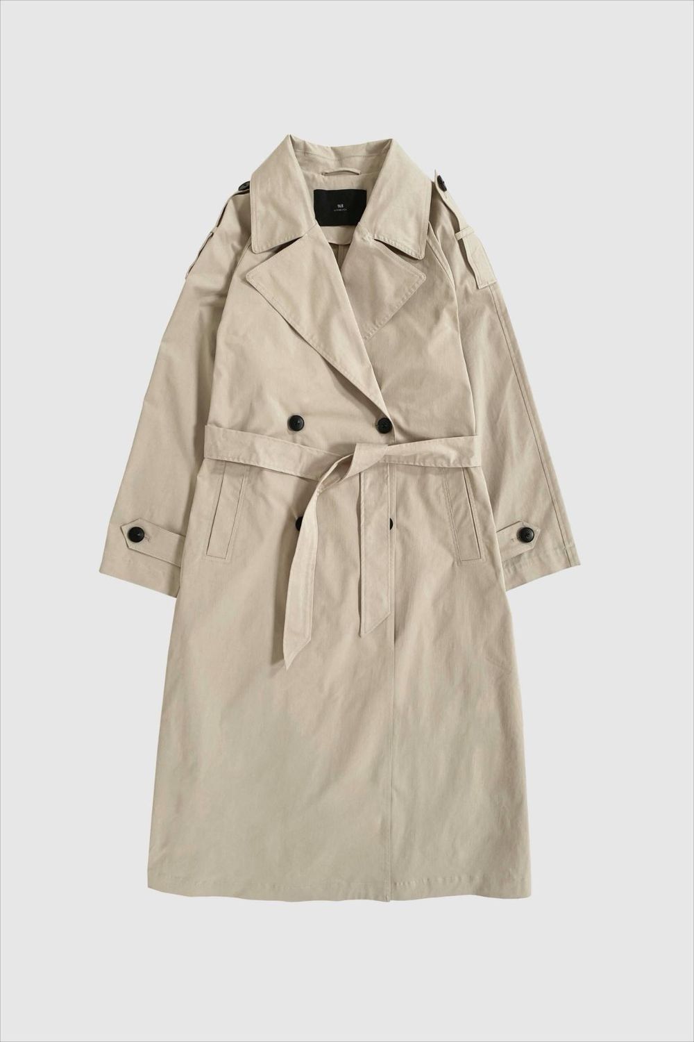 WithBlack trenchcoat
