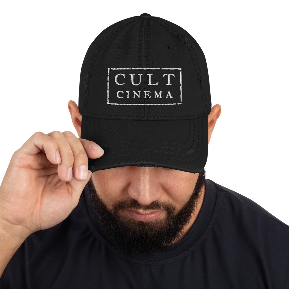 Cult Cinema Logo - Distressed Dad Hat