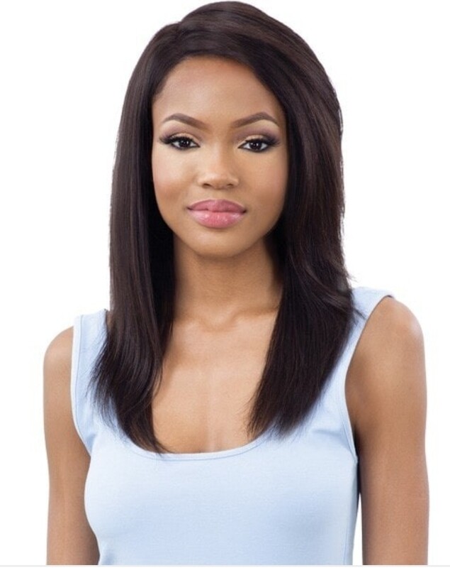 Mayde Beauty It Girl 100% Virgin Human Hair Lace Front Wig JOURDAN 18&quot;