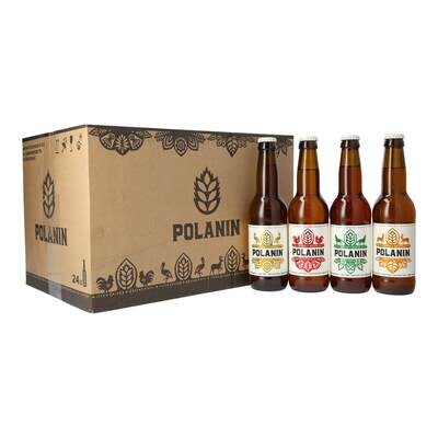 Polanin Mixed Party Case - 24 bottles (6 Lager, 6 Pilsner, 6 Wheat, 6 IPA)