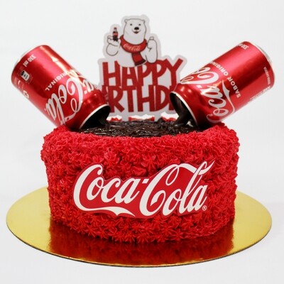 Torta especial diseño Coca Cola