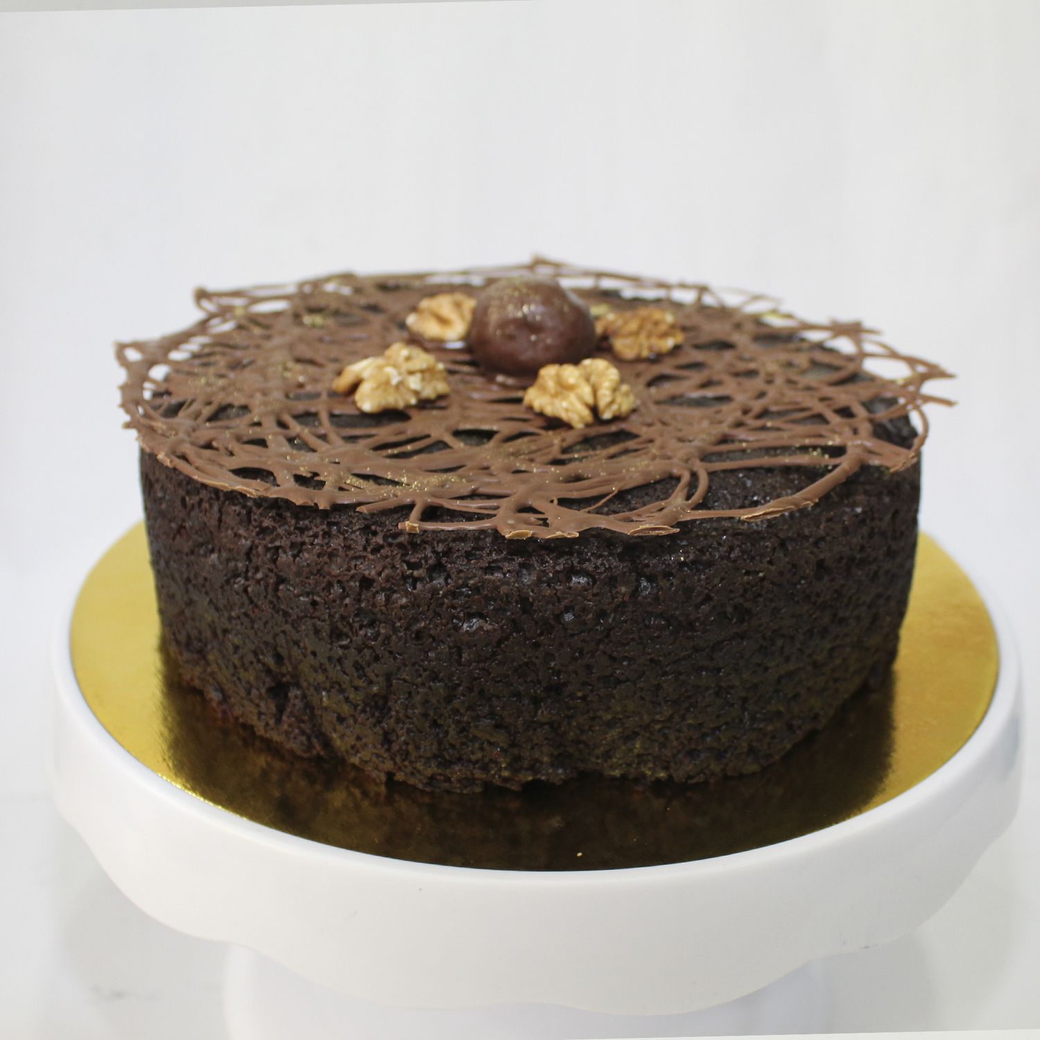 Torta Vegana Chocolate Chucurí Telaraña de Chocolate
