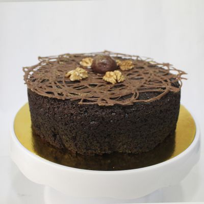 Torta Vegana Chocolate Chucurí Telaraña de Chocolate