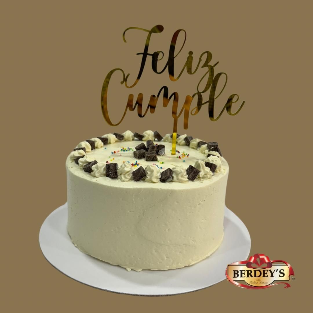 Torta Vegana Chocolate Chucurí con Crema de Vainilla