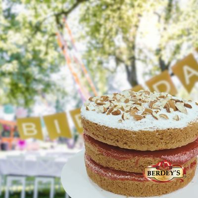 Torta Delicia Vegana de Limón y Almendras