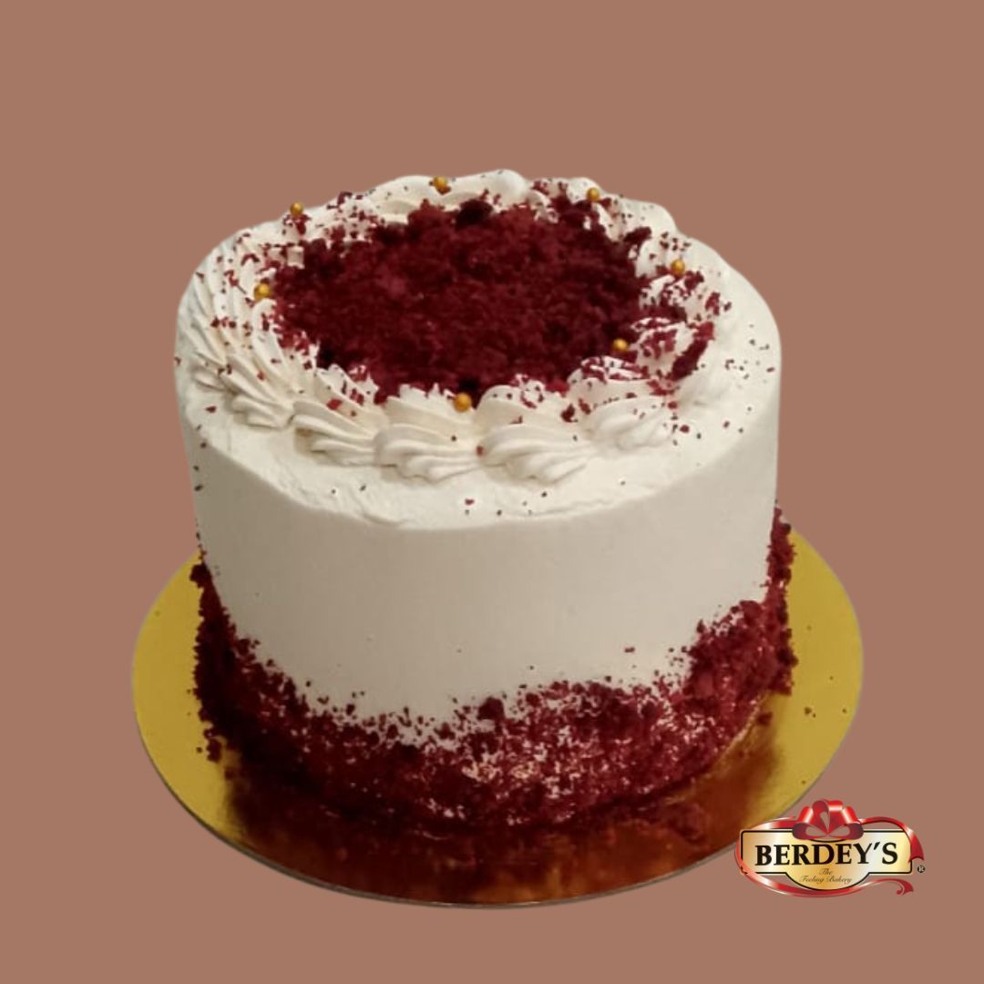 Torta Saludable Red Velvet con Crema Suave