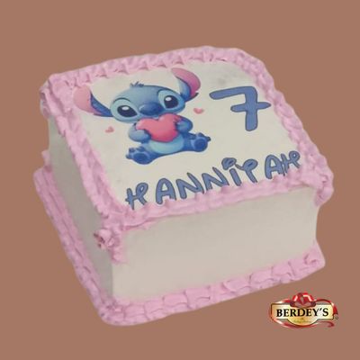 Torta Stitch Clásica Infantil con Impresión Comestible