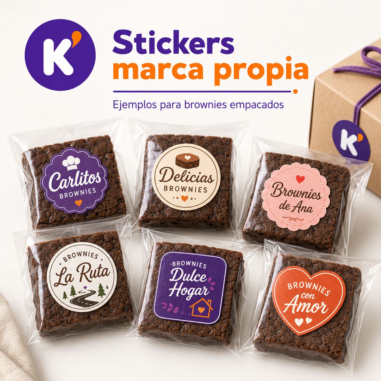 Stickers marca propia para revendedores