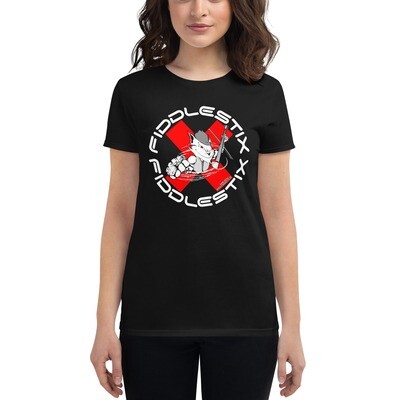 Women's Fiddlestix short sleeve t-shirt (front print only)
