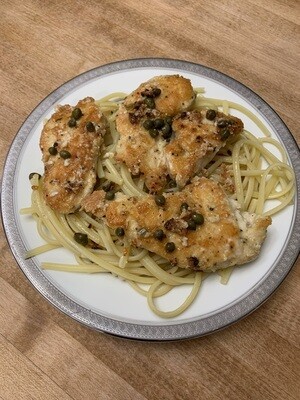 Chicken Piccata with Linguine (plus 1 side)