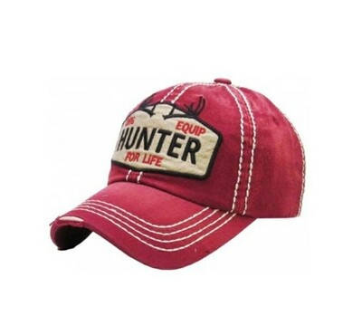 Red Hunter For Life Cap
