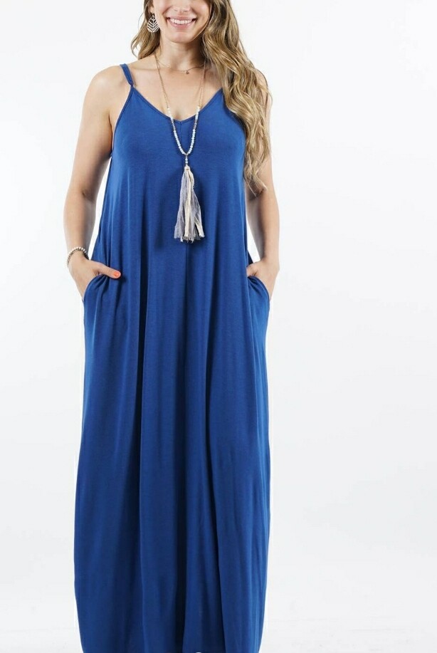 Blue Sapphire Cami Dress