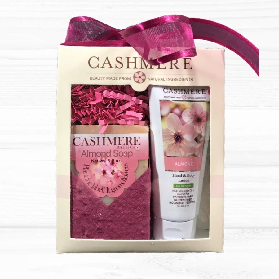 Cashmere Almond Soap & Lotion Gift Set