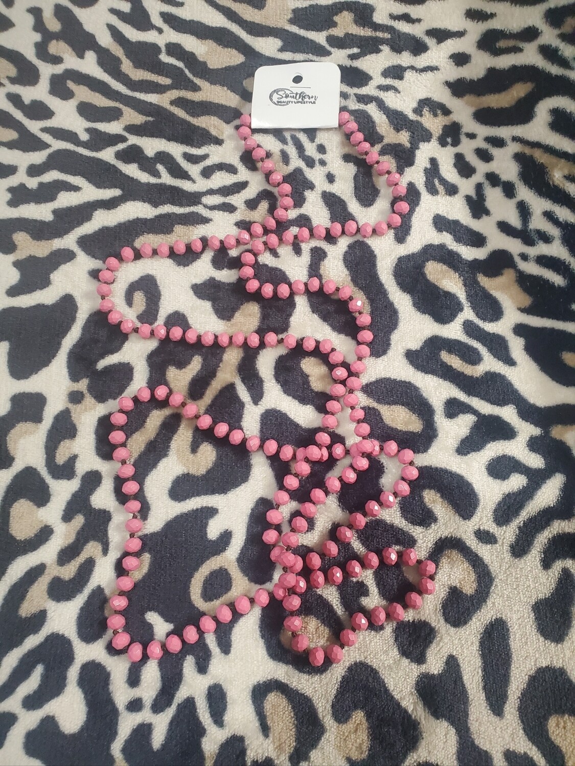 Light Pink Bead Necklace
