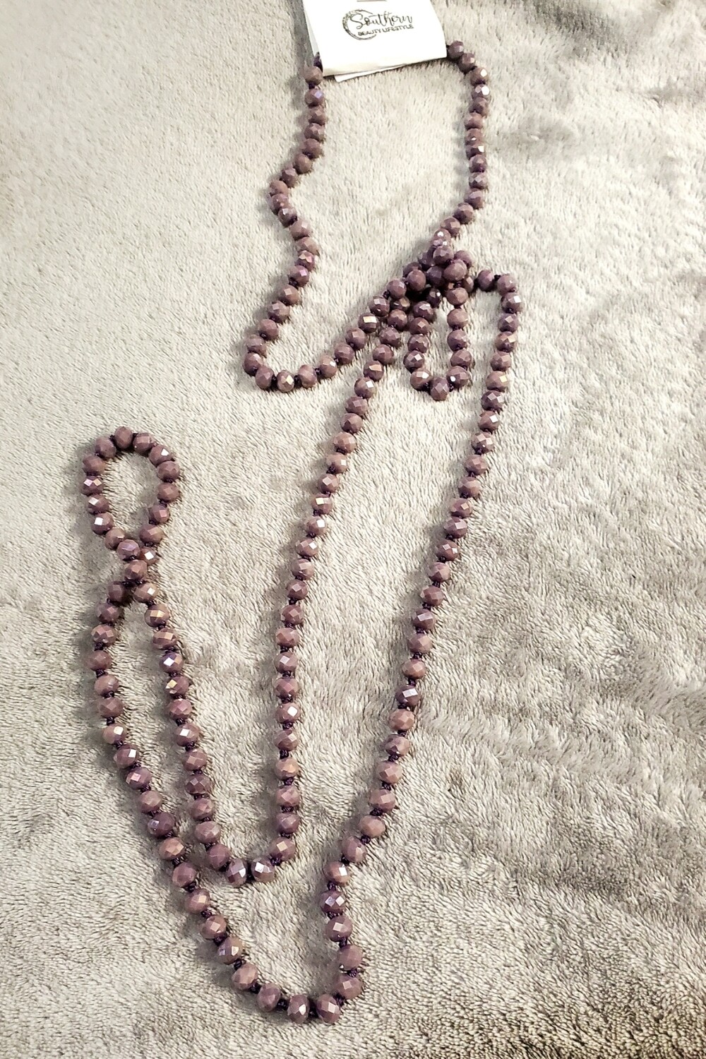 Light Purple Beaded Necklace