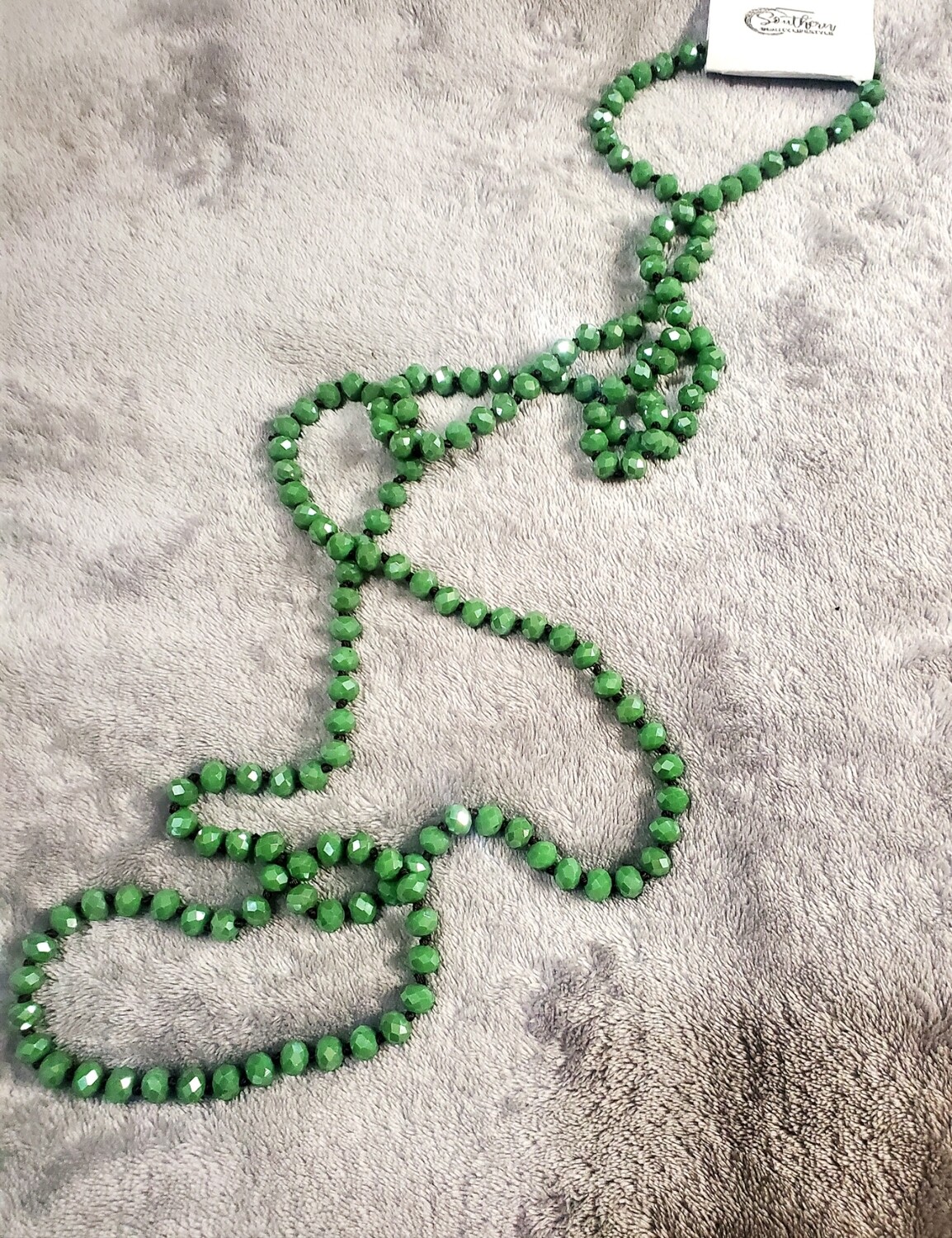 Light Emerald Beaded Necklace