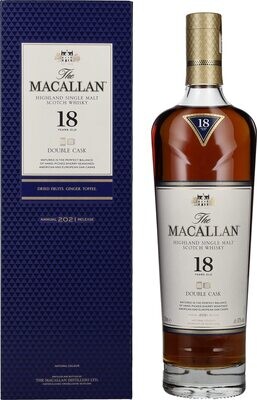 The Macallan Double Cask 18 Year Old Single Malt Scotch Whisky 750ml