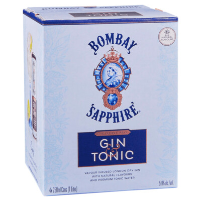Bombay Sapphire Gin & Tonic 