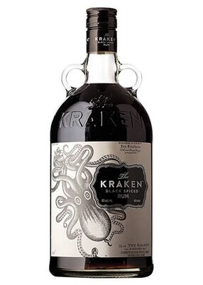 The Kraken Black Spiced Rum Original 94 Proof ltr