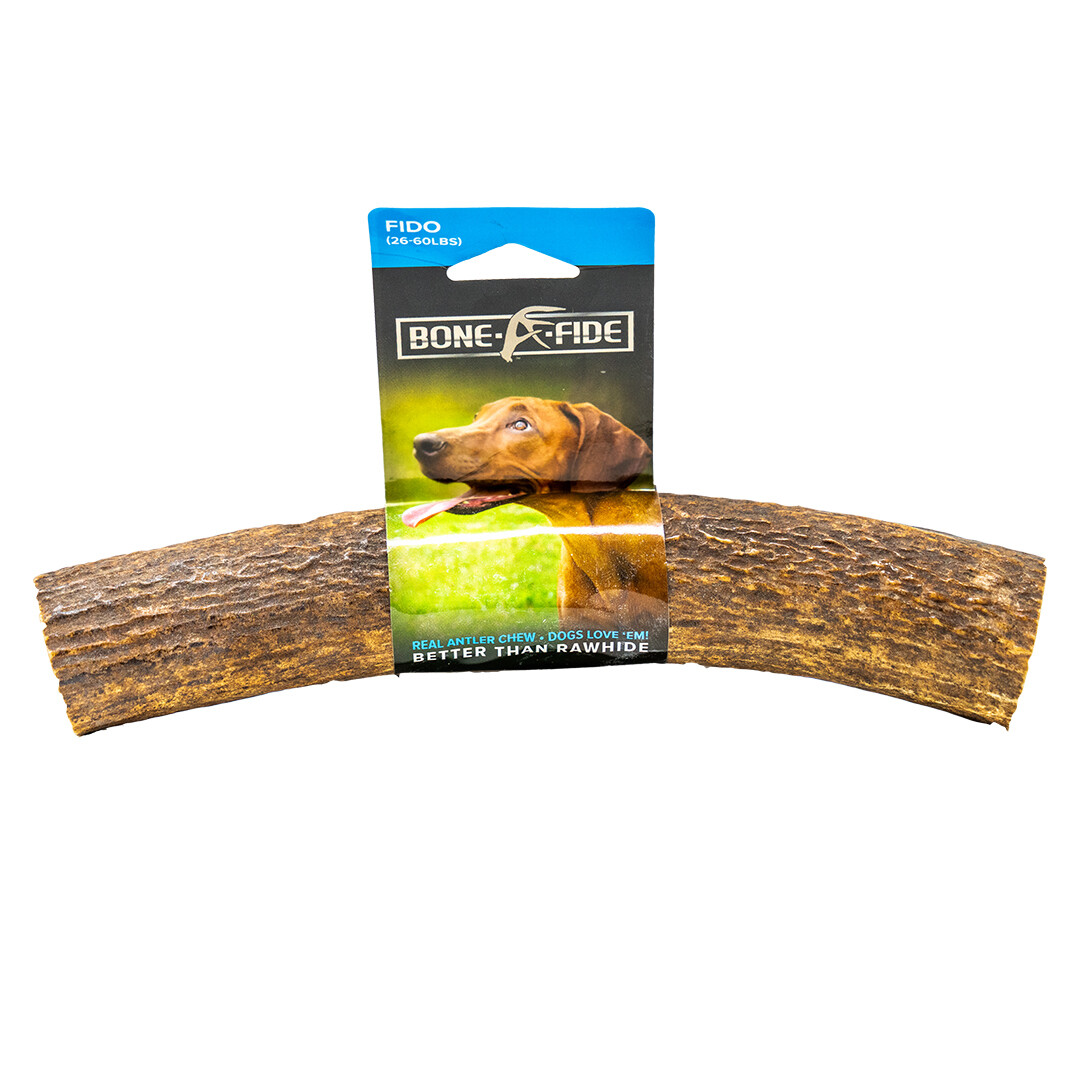 Bone-A-Fide Antler Chew, Size: Sparky