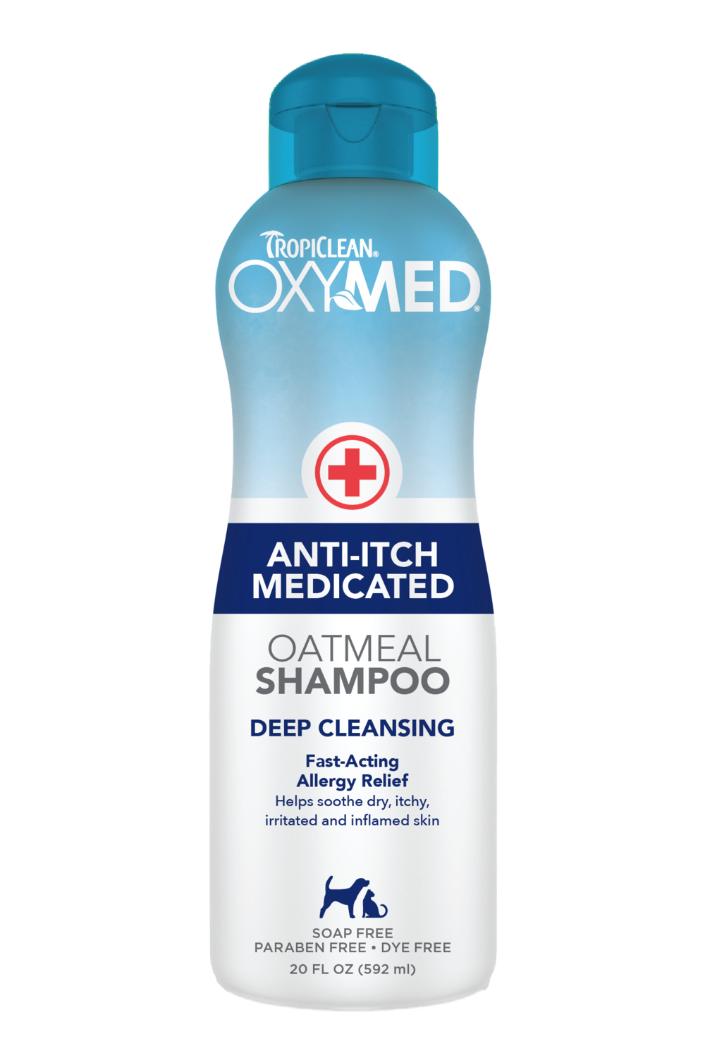 TropiClean OxyMed Anti-Itch Oatmeal Shampoo