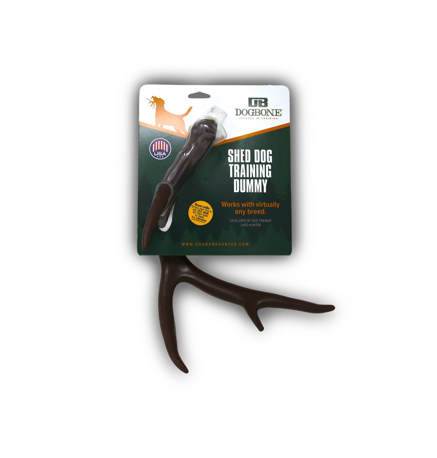 Shed Antler Retrieving Dummy, Color: Brown