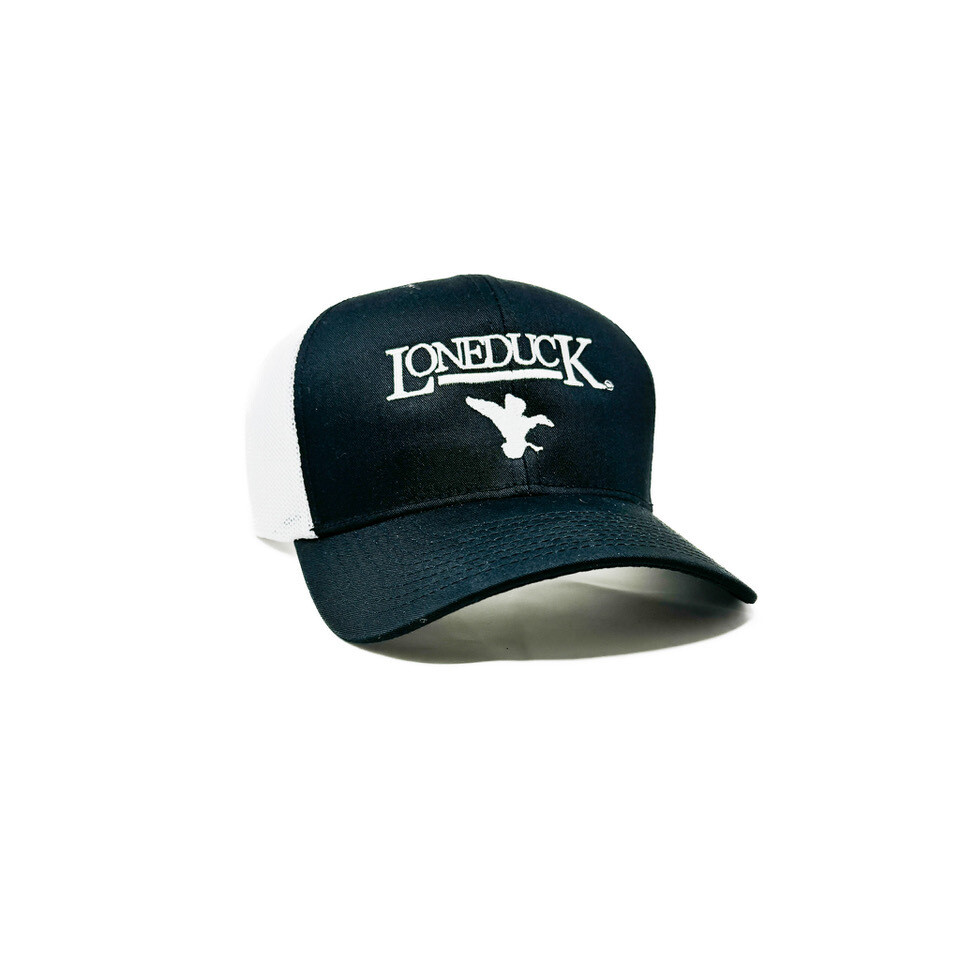 Lone Duck Hat, Style: Black and White