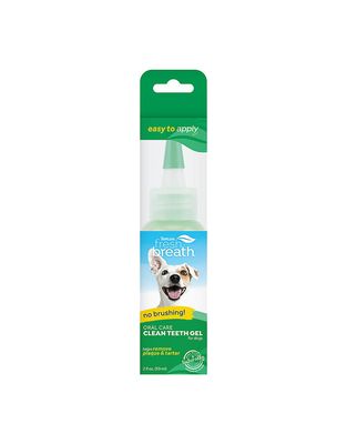 Fresh Breath No Brushing Clean Teeth Dental &amp; Oral Care Gel for Dogs, 2oz.