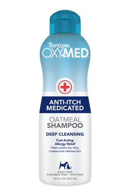 TropiClean OxyMed Anti-Itch Oatmeal Shampoo
