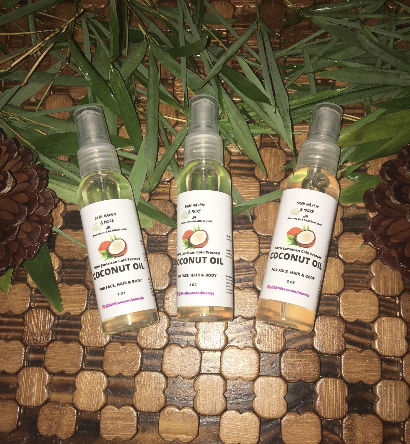 100% Jamaican Cold Pressed Coconut Oil