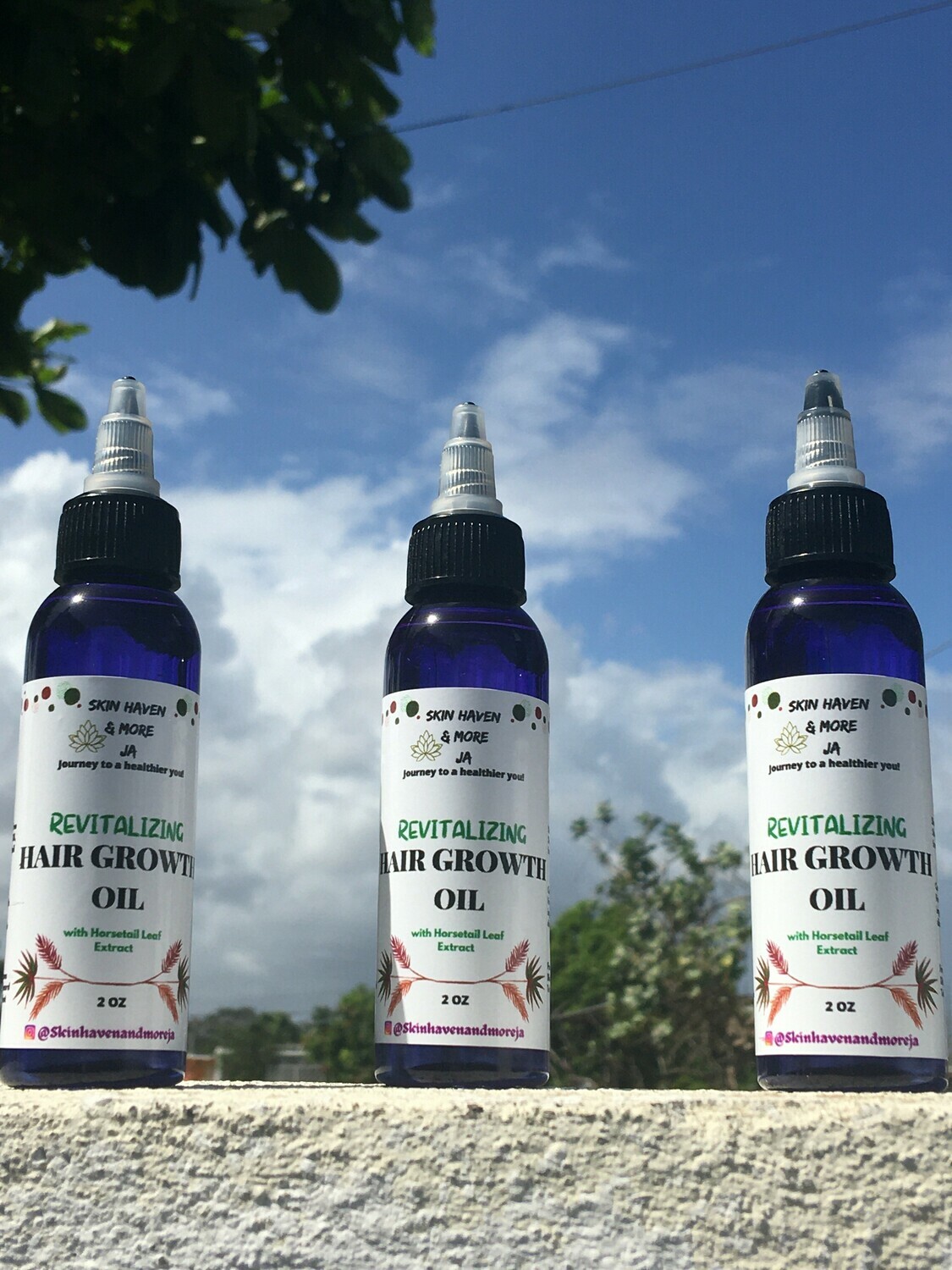 Revitalizing Hair Growth Oil with Horsetail Leaf Extract