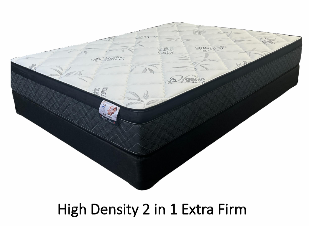 HIGTH DENSITY 10” Euro Top &amp; Tight Top ( 2 in 1 Extra Firm)