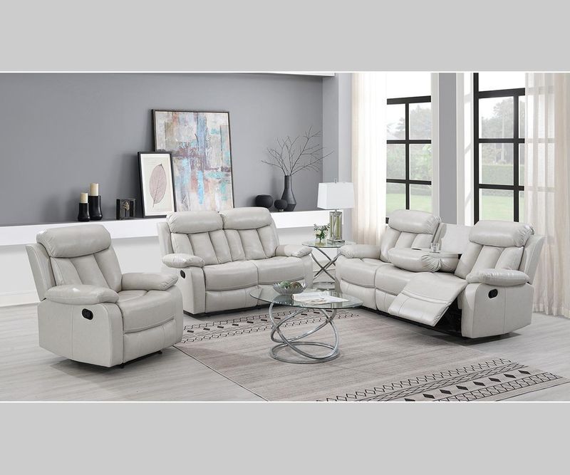 Merrion Sofa Set (Beige/Brown)