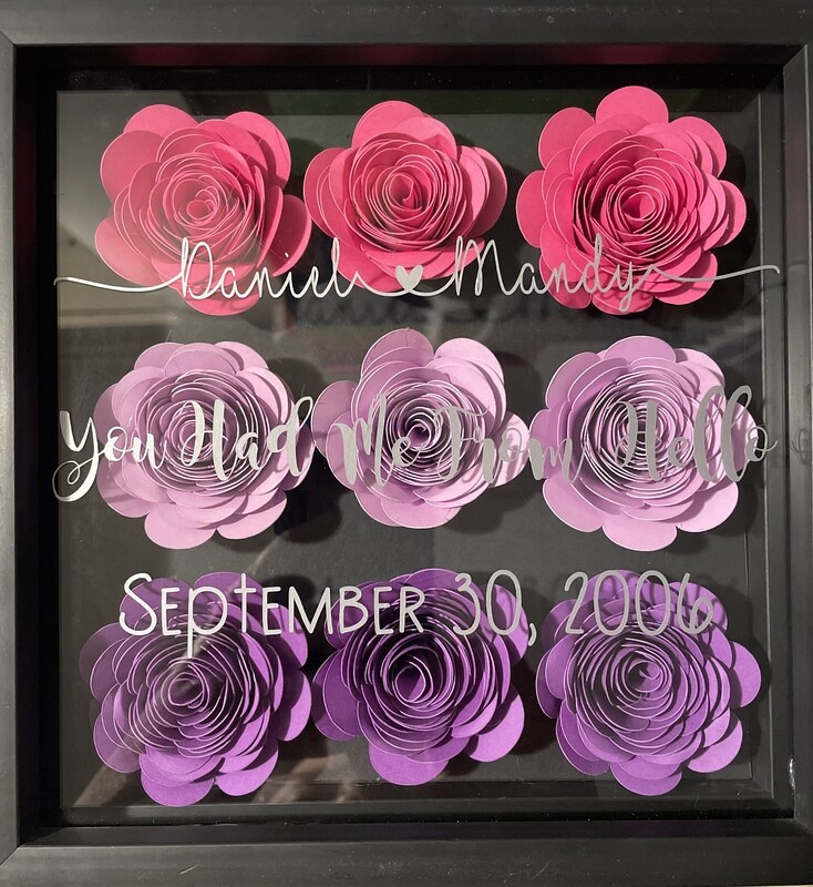 7x7 Customized Shadow Box