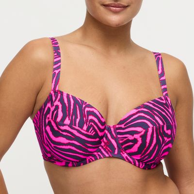 Prima Donna Swim Malabo hot pink zebra