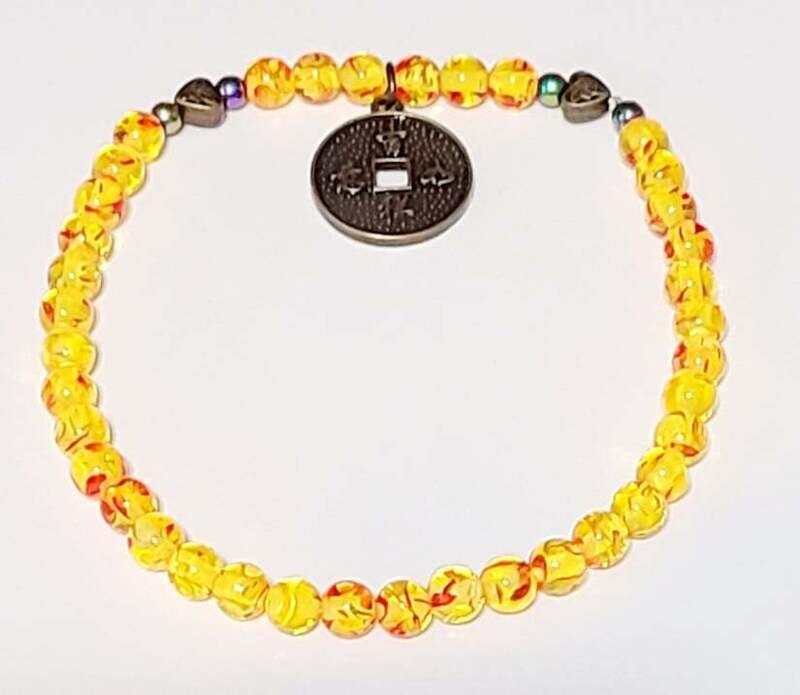 High Vibrational Semi-Precious Gemstone Anklet