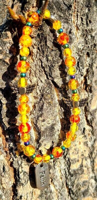 High Vibrational Semi-Precious Gemstone Anklet
