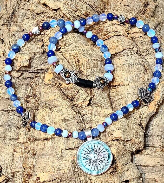 High Vibrational Semi-Precious Gemstone Necklace