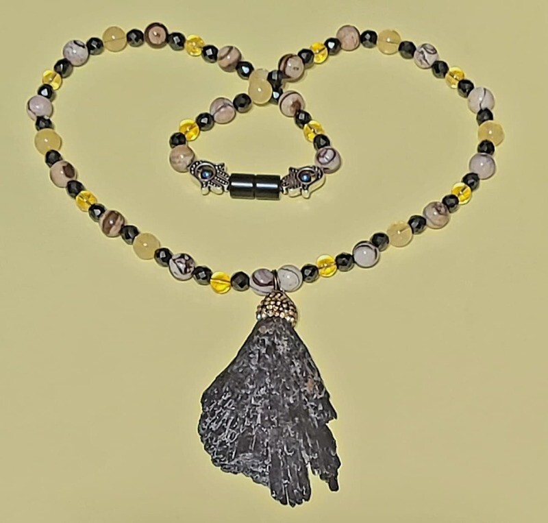 High Vibrational Semi-Precious Gemstone Necklace