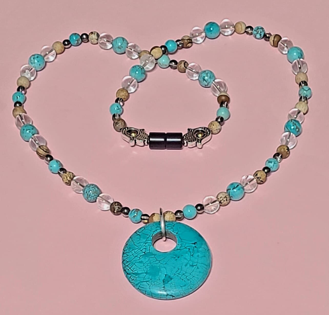 High Vibrational Semi-Precious Gemstone Necklace