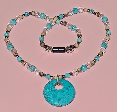 High Vibrational Semi-Precious Gemstone Necklace