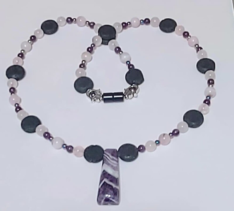 High Vibrational Semi-Precious Gemstone Necklace