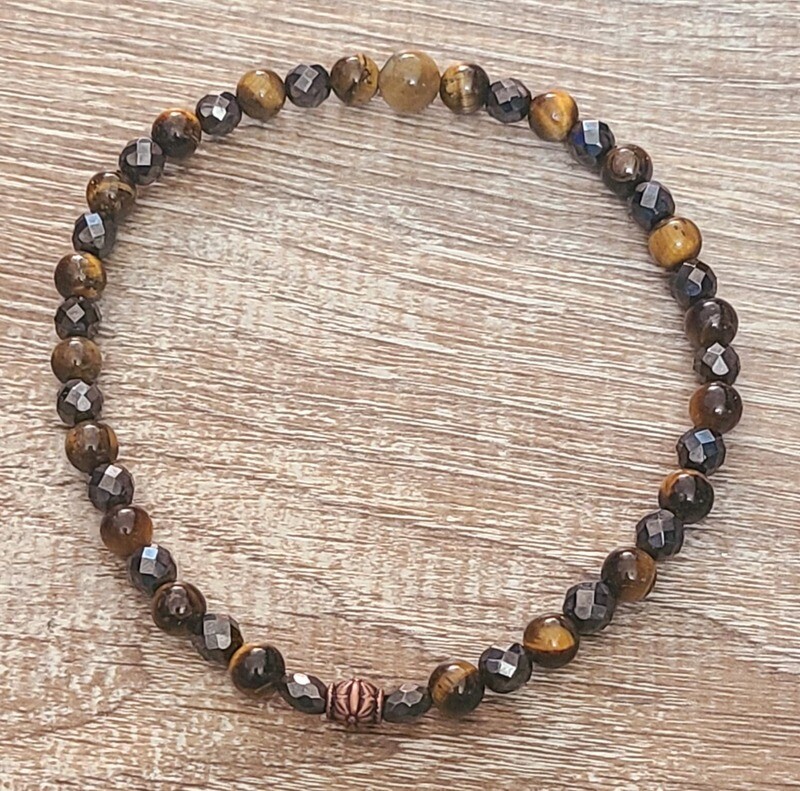 High Vibrational Semi-Precious Gemstone Anklet