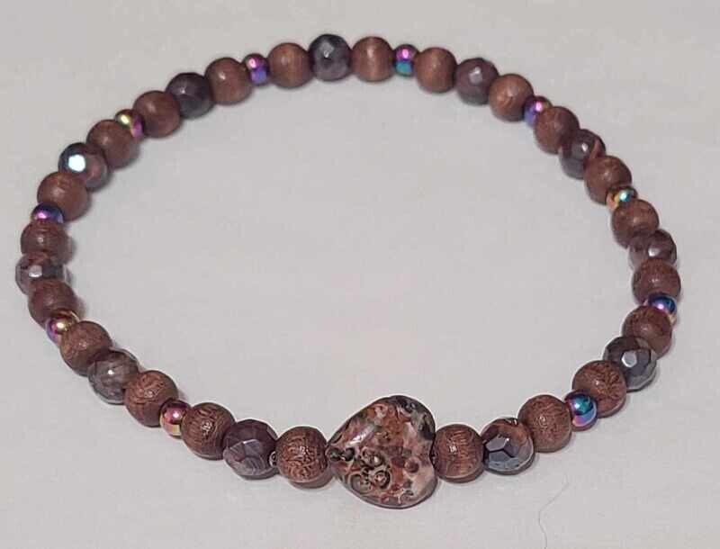 High Vibrational Semi-Precious Gemstone Anklet