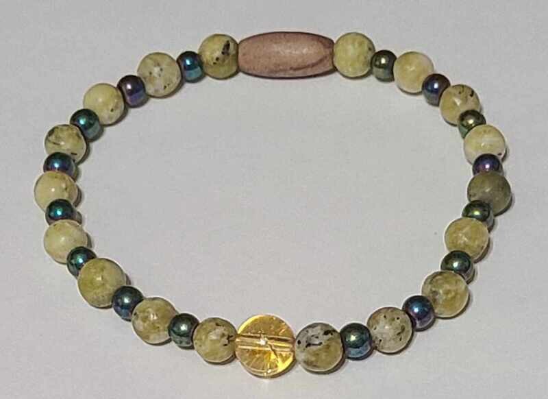 High Vibrational Semi-Precious Gemstone Bracelet